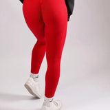 Massive Soldier Scrunch Leggings Rot