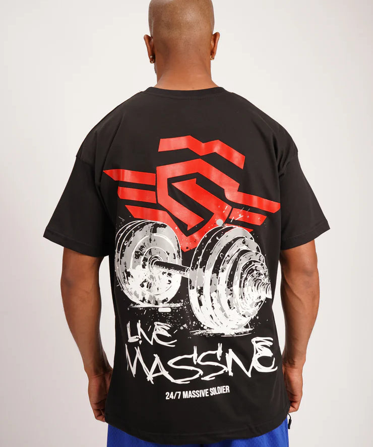 L!VE MASSIVE DUMBBELL OVERSIZE Black