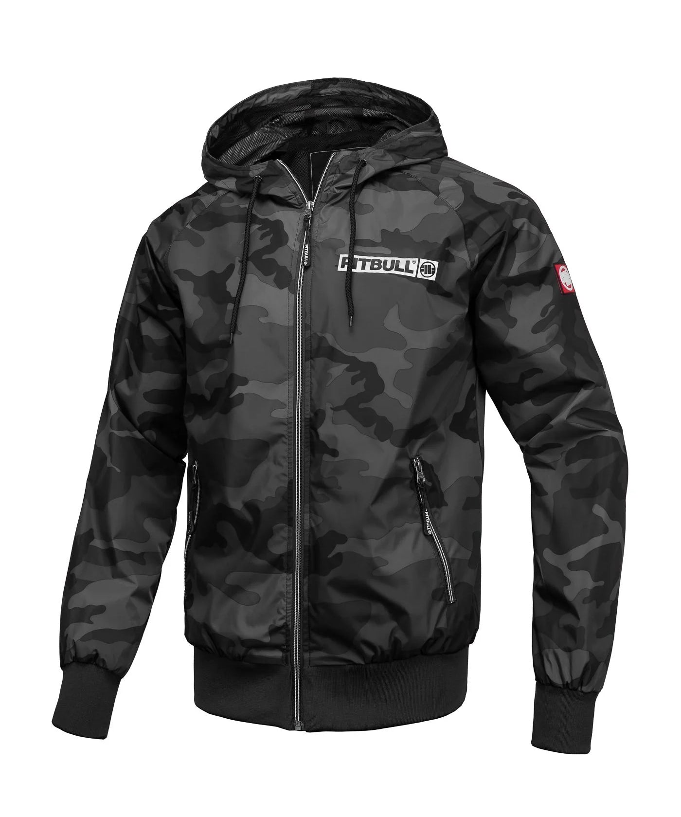 Athletic Hilltop Hooded Nylon Jacket