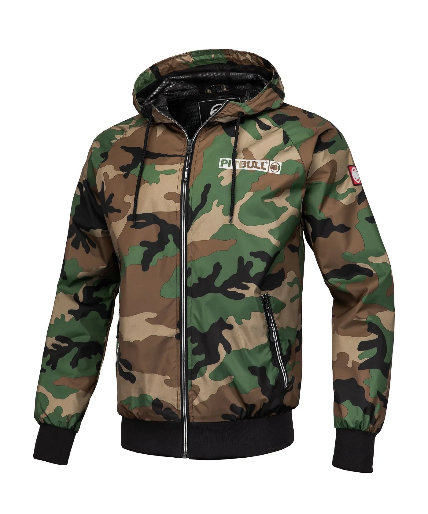 Athletic Hilltop Hooded Nylon Jacket