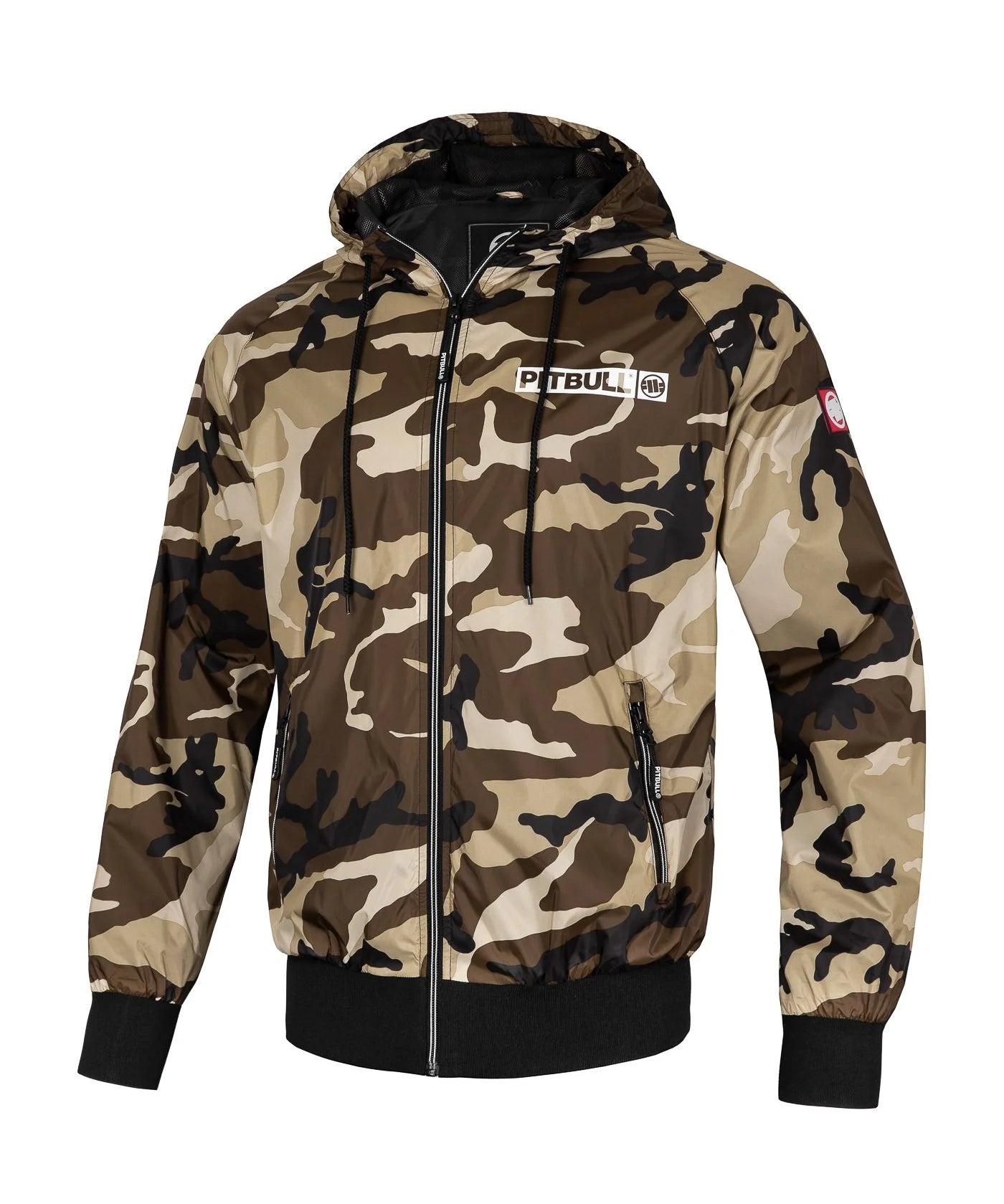 Athletic Hilltop Hooded Nylon Jacket