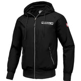 Athletic Logo Hooded Nylon Jacket